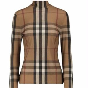 Burberry Emery Check Turtleneck (Tailored)